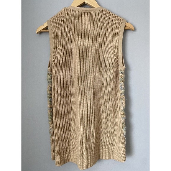 Richard and Company Wool Silk Blend Single Button Front Vest M Vintage Hong Kong - Picture 4 of 4